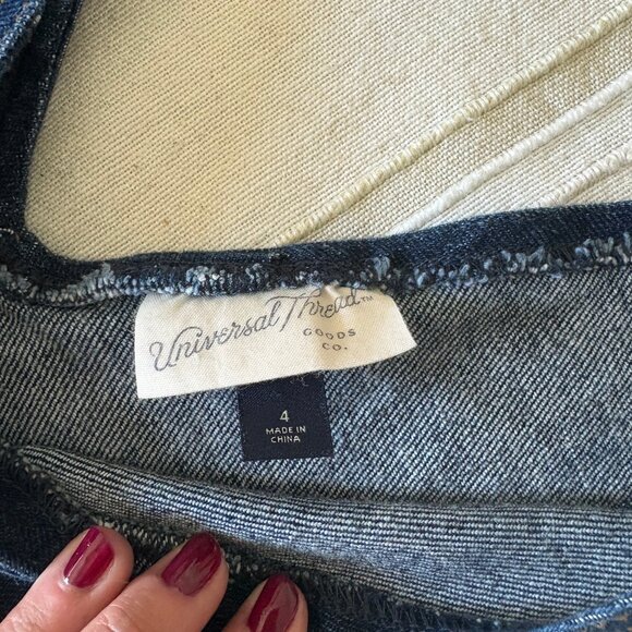 Universal Thread Denim Jean Jumpsuit – Size 4 (NWT Without Tags) - Picture 3 of 5